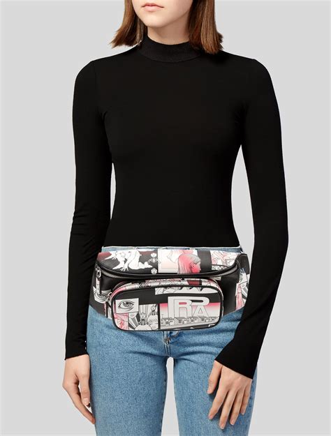 Prada Vitello Comics Waist Bag 